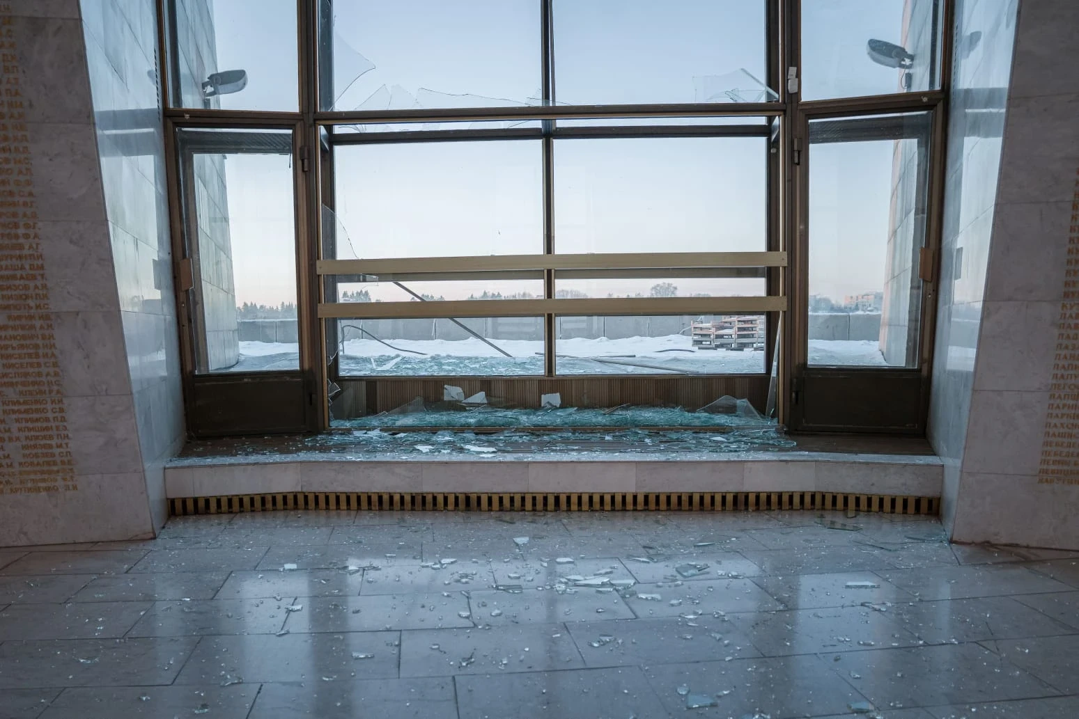 Масована атака 3 лютого: вибухова хвиля пошкодила «Зал слави» Національного музею історії України у Другій світовій війні в Києві