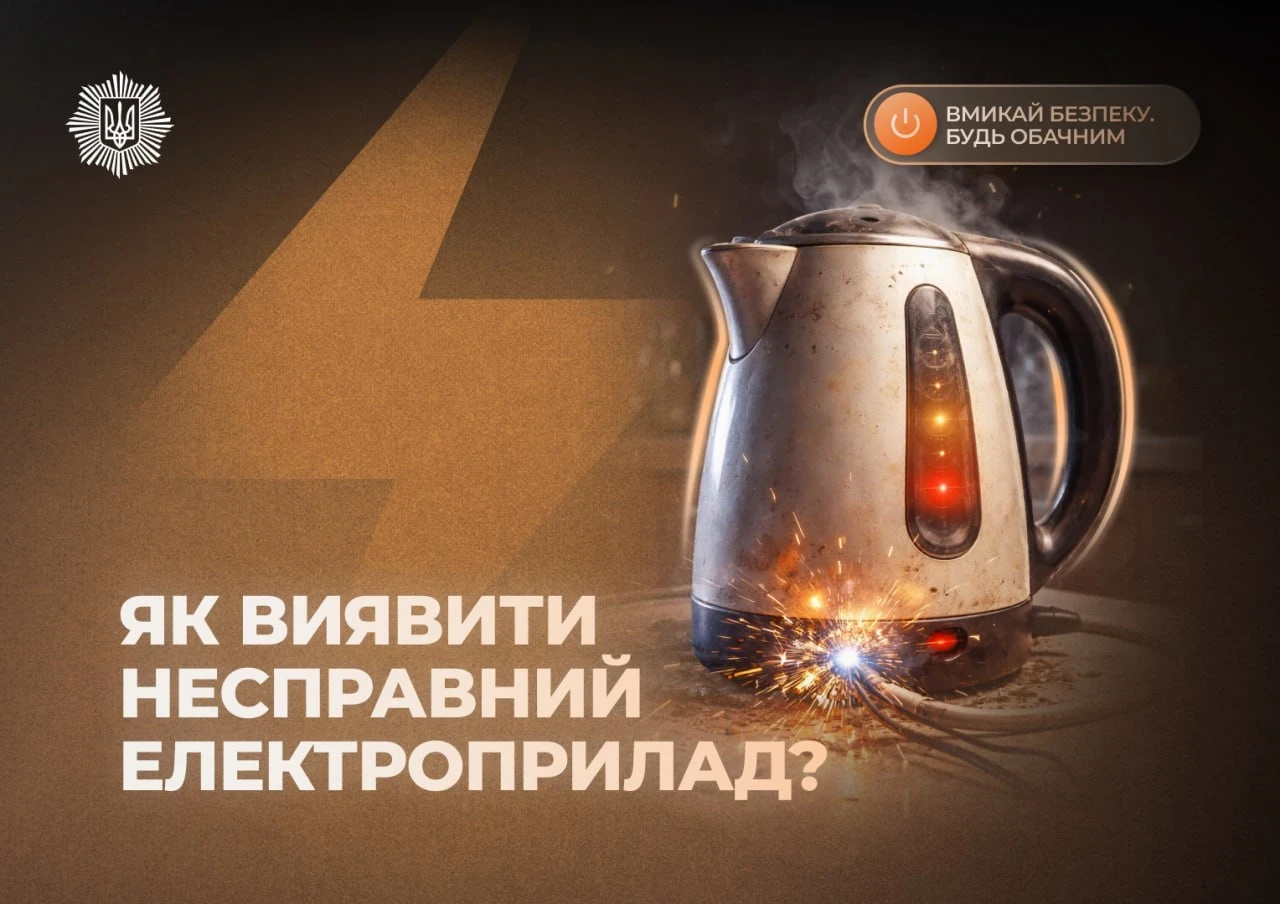 Понад 1200 пожеж від початку року: які правила безпечного використання електроприладів МВС радить виконати вже сьогодні?