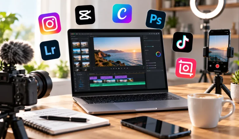 Best content creation apps in 2026 for video, design, writing and social media