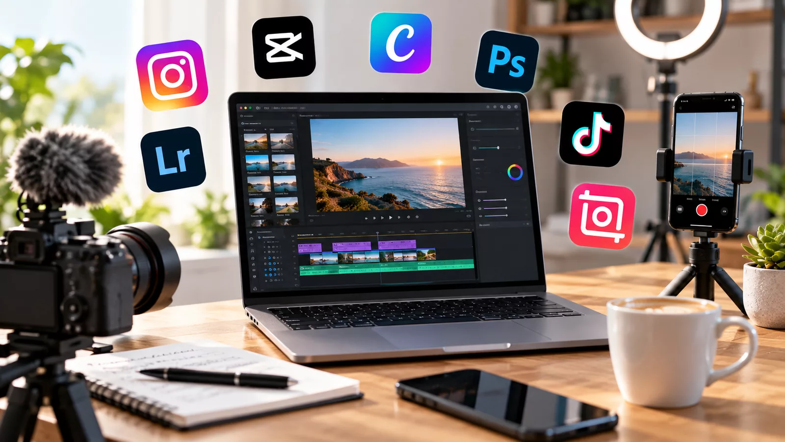 Best content creation apps in 2026 for video, design, writing and social media