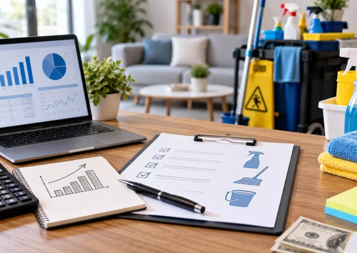 Cleaning business plan 2026 with startup costs, pricing and financial projections