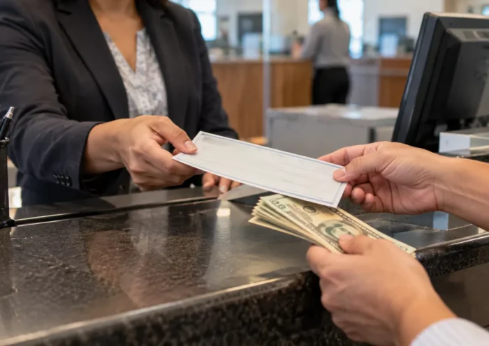 Where to cash a personal check with seven check-cashing options in 2026